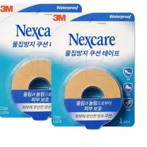 3M 넥스케어 물집방지쿠션 테이프 x 2개 1inch 2EA 솜류 뒤꿈치쿠션 3AD9B
