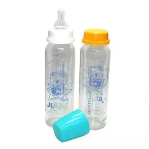 유리 젖병 세트 수유 유아 물병 245ml 2인조