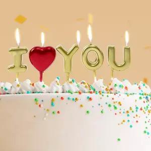해피니스 레터링 생일초 3p 케이크장식 하트초 오일 생일파티초 케이크초 케익초 F177C