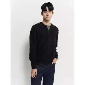 [빈폴]레이어드넥 니트 블랙 (BC5951C335)