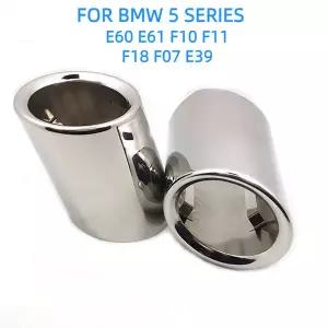 배기음튜닝 머플러 BMW 호환 5 시리즈 F10 F11 F18 E60 E61 E39 528i 530i 535i 535d 자동차 배기구 팁 스