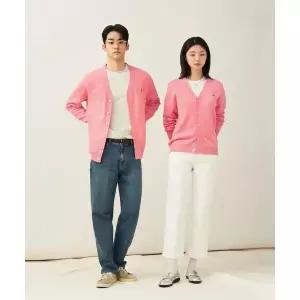 빈폴 BEANPOLE MEN Essential 코튼 베럴비 가디건 - 핑크 BC515AE10X 510074