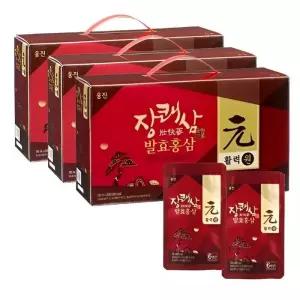 장쾌삼 발효 홍삼 활력원 100ml x 24개 3박스