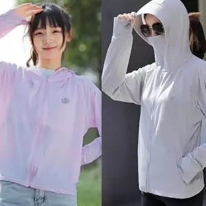남녀공용 기능성 바람막이 초경량 UV차단 집업 점퍼 자외선차단 8122E