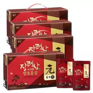 장쾌삼 발효 홍삼 활력원 100ml x 24개 4박스