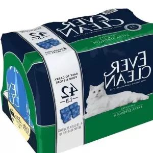 에버크린 UN 고양이모래무향 19kg4.76kgx4개 응고형모래 청소 탈취 흡수 먼지 집사 CD003