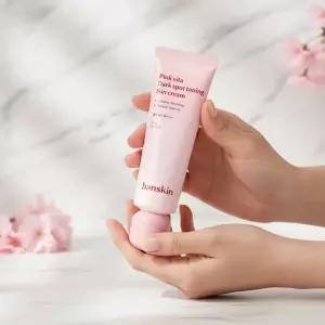 한스킨 핑크 비타 잡티 토닝 선크림 50ml