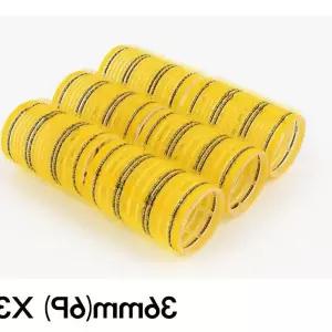 찍찍이 컬러 헤어 구르프 36mm 6P X3개 헤어컬 볼륨 셀프앞머리손질 29782