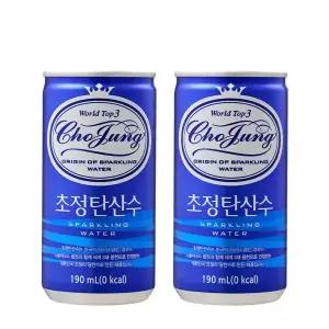 일화 초정 탄산수 플레인 가정용 음료 캔 190ml 60개 MNS