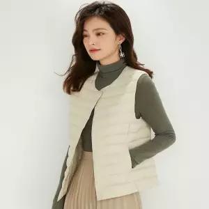 여자 6컬러 오리털 내장재 퀄리티 굿 경량 패딩조끼