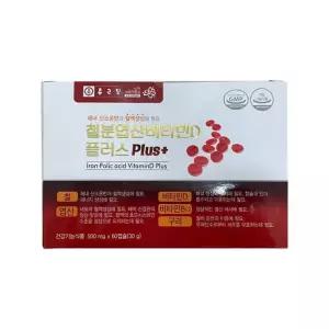종근당 철분엽산비타민D 플러스 500mg x 60캡슐 1개