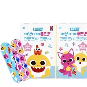 핑크퐁 더밴드 키즈밴드-표준형 20EA 솜류 반창고 AB6BB