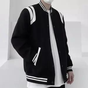 [모로엠] 남성 컬러블록 바시티 데일리 야구점퍼 ON-JUA-QWFOOAI2