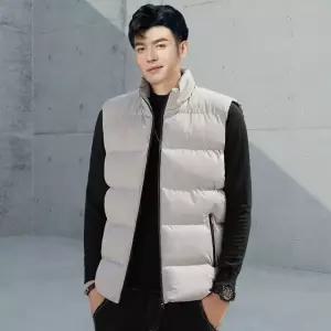 [모로엠] 남성 겨울 방한 경량 웰론 패딩 조끼 ON-VEP-QWD9A5DB