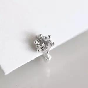 Silver925 Mini cubic ring earring 실버귀걸이 액세서리 쥬얼리 3BF92