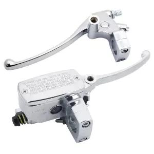 Feiteplus 오토바이 ATV 핸들바 브레이크 클러치 레버 25mm 1인치 좌우 세트