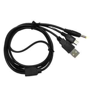 PSP 1000 게임 콘솔용 2in1 USB 충전기 데이터 케이블  코드 액세서리