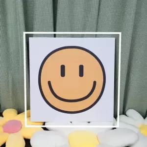 액자 70x70cm 캔버스 스마일 귀여운