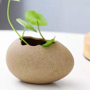계란 꽃병 가로 유리꽃병 인테리어 화병 7029B 달걀껍질 2EED9