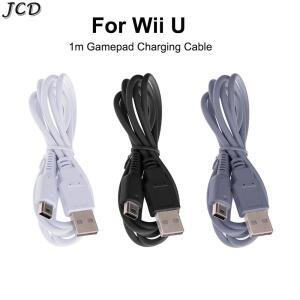 Wii 호환 U 컨트롤러 용  1m USB 충전 케이블 게임패드 콘솔 전원 어댑터 라인 데이터 와이어 코드