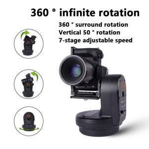 Desental YT-800 카메라 라이브 방송 리모컨 회전 스태빌라이저 전기 팬 틸트 수평 360도 비디오 촬영