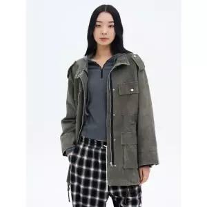 에잇세컨즈 UNI8 오버핏 야상 카키 4863230