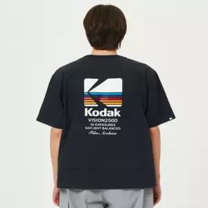 [정품] 코닥 KODAK 레인보우 우븐 반팔 피스테 BLACK K5223LWT15BLK
