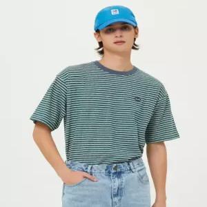 [정품] 코닥 KODAK 레인보우 스트라이프 반팔티셔츠 GREEN K5223LRS33GRN