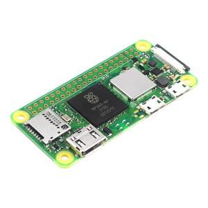 영국 컴팩트 라즈베리 파이 제로 2 W/WH - 512MB RAM 블루투스 4.2 WiFi 및 쿼드 코어 CPU 키트