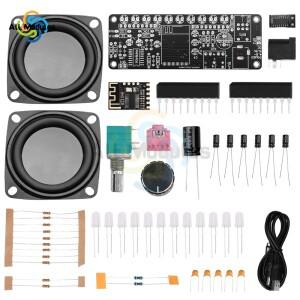 블루투스 스피커 키트 듀얼 채널 앰프 보드 모듈 또는 기울어진 납땜 DIY 프로젝트 Dc5V 5W Pam8406