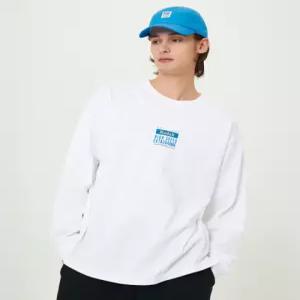 [정품] 코닥 KODAK 에센셜 스몰 워딩 긴팔티셔츠 WHITE K5123ERL24WHT