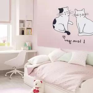 고양이 포스터 침실 L 그림 벽장식 인테리어장식 아트포스터 인테리어액자 테피스트리 46601