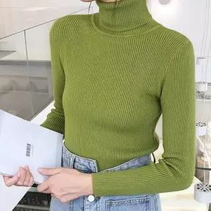 여성 소프트 목폴라 하이넥 데일리 이너 긴팔 티셔츠 폴라티 반목티 610E5