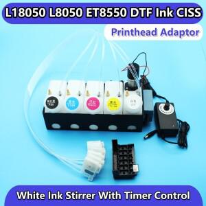 Epson XP600 EcoTank L18050 ET-8550 L8180 DTF 프린터용 프린트 헤드 매니폴드 잉크 댐퍼가 포함된 CISS