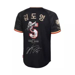 [정품 국내배송] 기아 타이거즈 KBO 김도영 최초 월간 10홈런-10도루 기념 유니폼 블랙