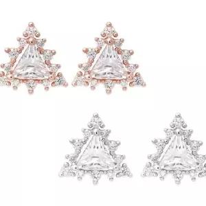 925 silver-pin 삼각 큐빅 실버 은침 귀걸이 실버귀걸이 친구선물 일자핀 94852