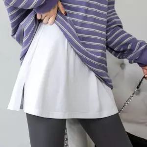 여성 밴딩 스커트 레이어드 여자 치마 흰 색 화이트 BE2AE