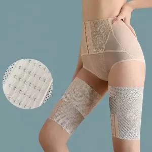 [셀러허브]허벅지 압박 슬리밍 스트랩 얇은 코르셋 찍찍이 타입 허벅지 보정 띠 (S51816364)