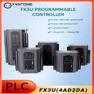 FX3U PLC 프로그래밍 가능 로직 컨트롤러, 고속 펄스, 아날로그 4 AD2DA 지지대 모드버스 RTU, FX3U-14/20/