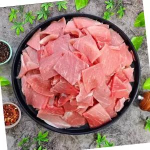절단없음 국내산 돼지 뒷다리 후지 통두께 1kg 캠핑고기