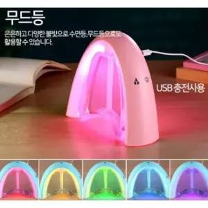 무드등가습기 저소음 미니 사무실 USB