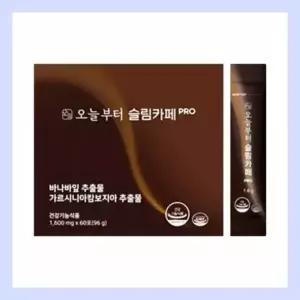 오늘부터 슬림카페 1500mg x 60포 커피