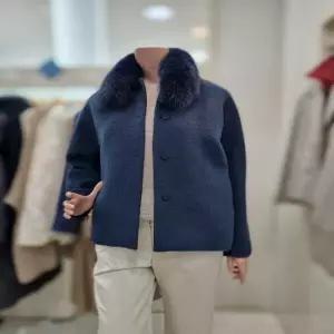 올앤선드리 세이브존06 폭스 퍼 알파카 재킷 A4WBH84J1