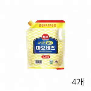 해표 골드 마요네즈 3.2kg 4개