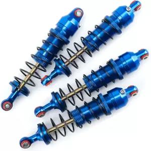 TRA-XXA용 BRKRC 89mm 나사식 댐퍼 1 16 미니 맥스 4WD XRT VXL-3S 몬스터 트럭 업그레이드용 블루