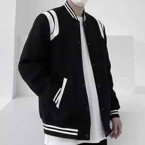 [하프클럽/]남성 컬러블록 바시티 데일리 야구점퍼 ON-JUA-QWFOOAI2