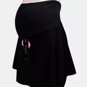임부 기모 복대형 플레어 치마