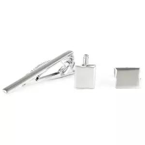 남성 하객룩 커프스 타이핀 세트 웨딩코디용