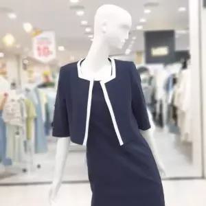 abfz sh06 여리핏 스퀘어배색 자켓 하객룩  SLBNA2JZ1E