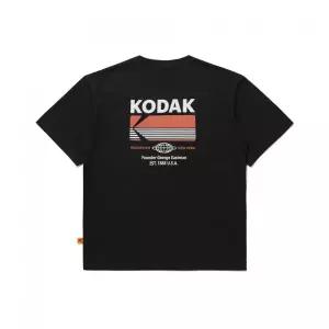 매장정품 KODAK 코닥 브리즈팝 에어로쿨 빅그래픽 반팔 티셔츠 BLACK K6223LRS54BLK 1973470